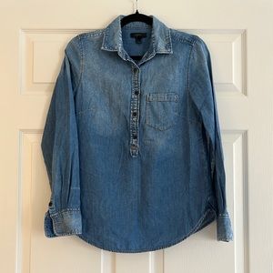 J Crew 3/4 Button Shirt